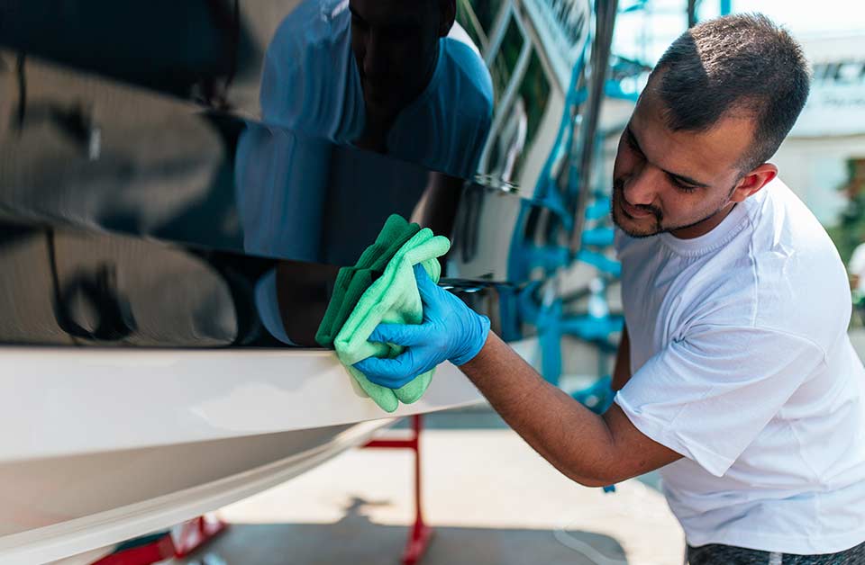 Entretien et révision de bateau